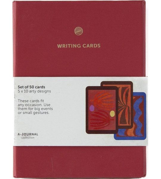 A-Journal Arty Writing Cards in box