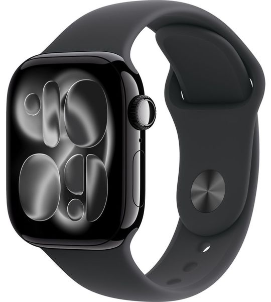 Apple Watch Series 11 gps + Cellular - 42mm aluminium Case Black Sport Band S/m Smartwatch Jet