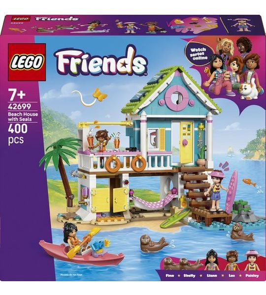 LEGO Friends 42699 Strandhuis met zeehonden
