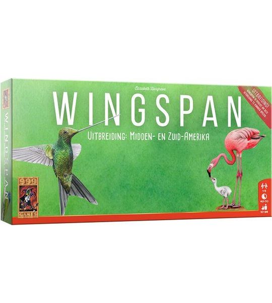 999 Games - Wingspan uitbreiding: Midden- en Zuid-Amerika Bordspel