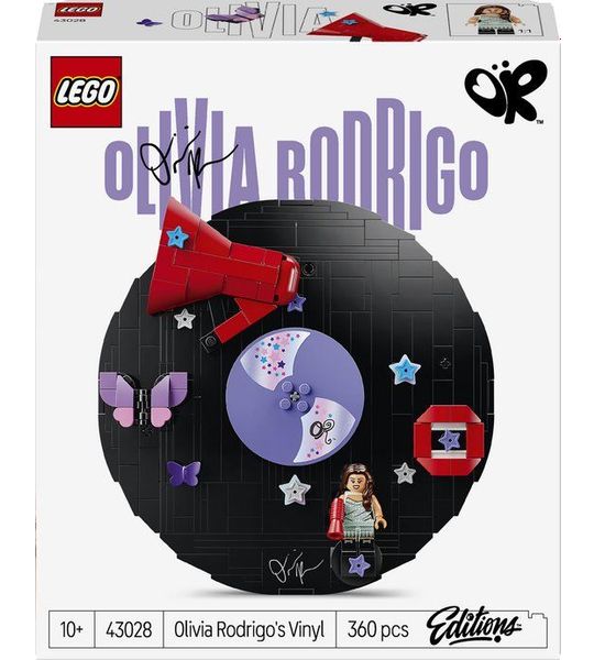 LEGO Editions Olivia Rodrigo's Vinylplaat Bouwpakket voor Kinderen - 43028