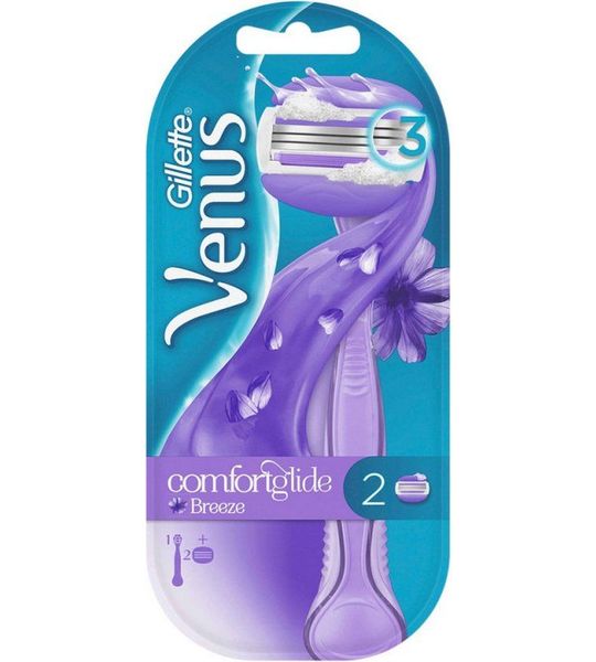 2st Gillette Venus Comfortglide Breeze Scheermesje - 2 Mesjes