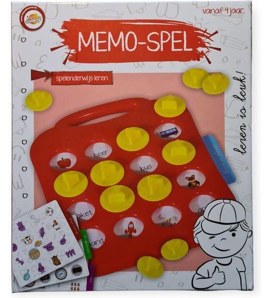 Memospel spelenderwijs leren