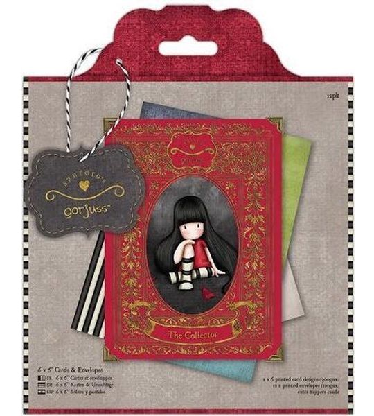 6 x 6"" Cards & Envelopes (12pk) - Simply Gorjuss