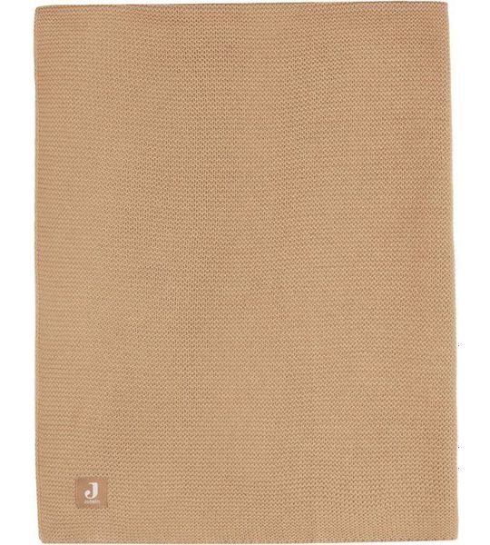 Deken Wieg Jollein Jersey Basic Knit 75x100 Biscuit