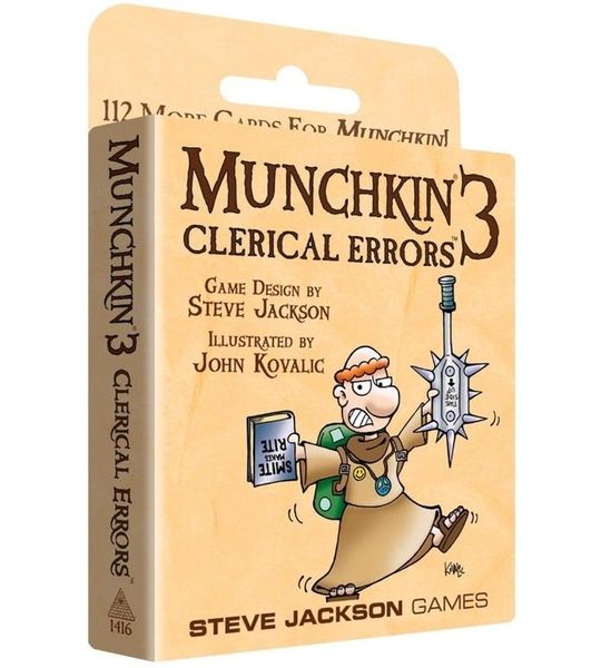Munchkin 3 Clerical Errors - Uitbreiding