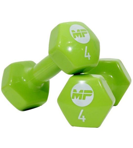 Vinyl dumbbells MP920 2 x 4 kg