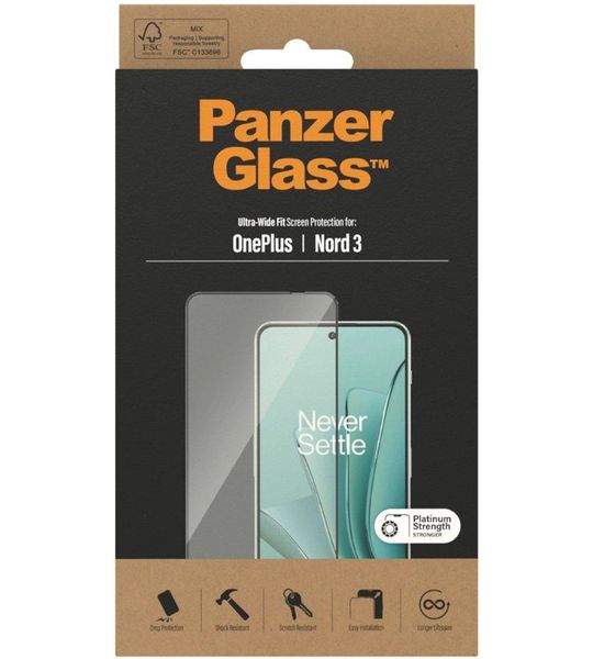 PanzerGlass Ultra-Wide OnePlus Nord 3 Screenprotector Glas