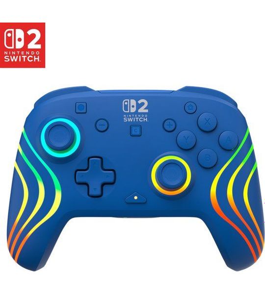 Turtle Beach Afterglow Wave Wireless - Blue Controller Nintendo Switch 2 Switch Lite Oled Blauw