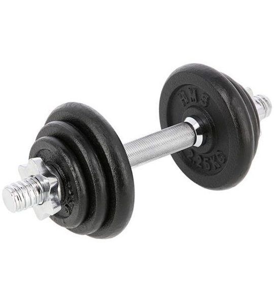 HMS SG03 - Gietijzeren Dumbbell - 7 kg - Verstelbare Gewichten