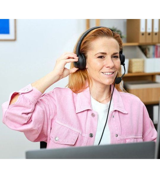 Trust HS-201 USB Headset Zwart
