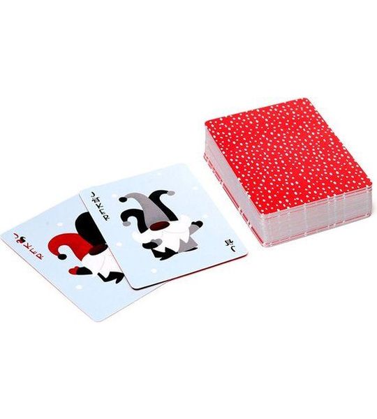 Kaartspel/Speelkaarten - Kerstmis Thema Gnoom Kabouter - 8.5x6cm