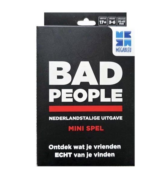 Megableu - Bad People MINISPEL/REISSPEL - Kaartspel - Partyspel
