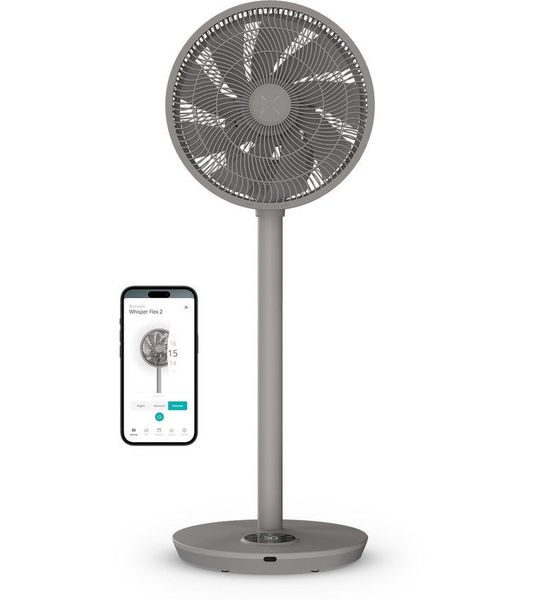 Duux SMART Whisper Flex 2 Statiefventilator Grijs