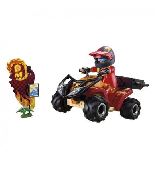 Playmobil 72064 – Quad tout-terrein – 1 figuur – Accessoires