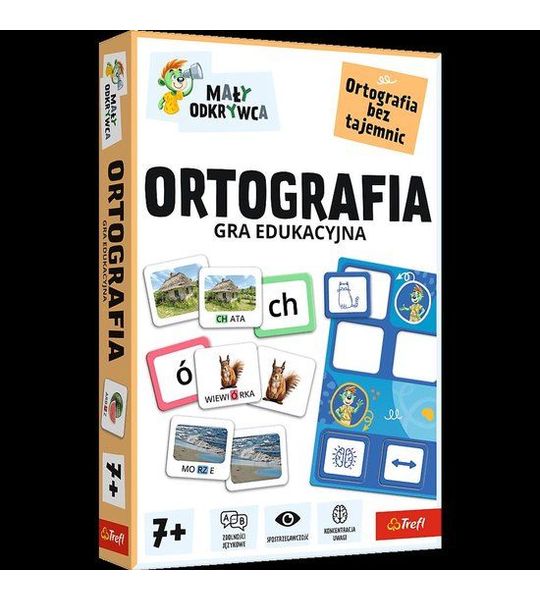 Gra Ortografia Mały odkrywca rodzina treflików 02803
