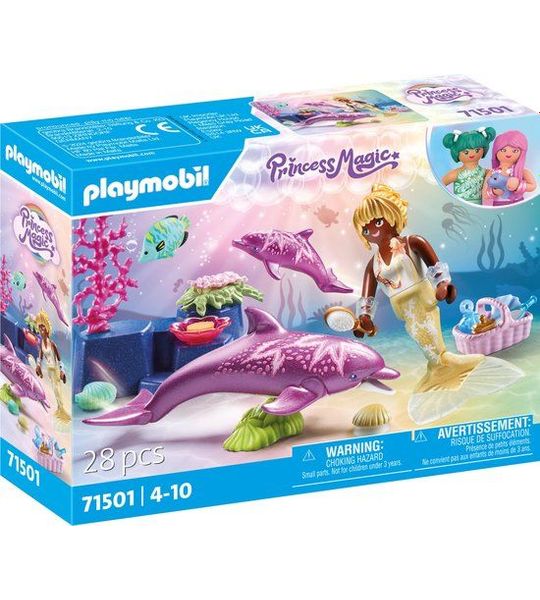 PLAYMOBIL Princess Magic Zeemeermin met dolfijnen - 71501