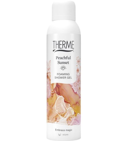 Therme Peachful Sunset Foaming Shower Gel