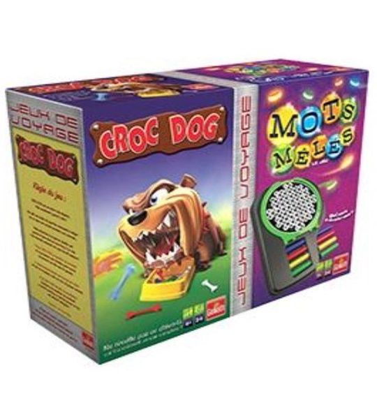Jeux de voyage Croc Dog & Mots Mêlés - Reisspellen - Franstalig