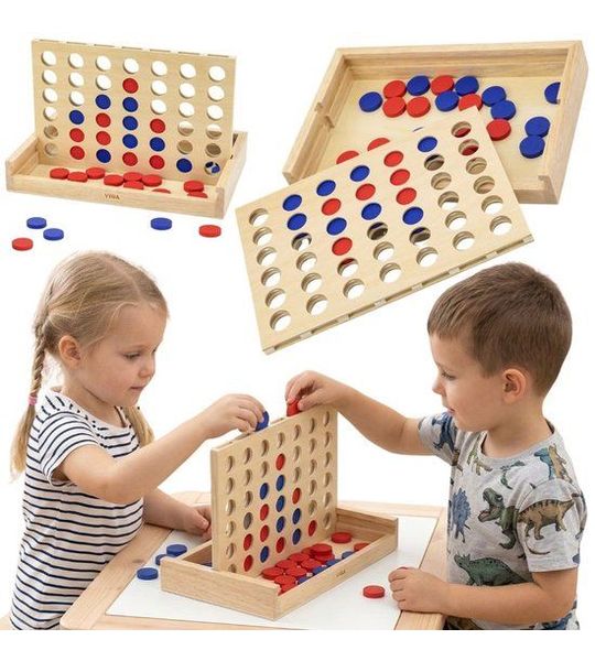 Viga 4 op een rij puzzelspel - UNI