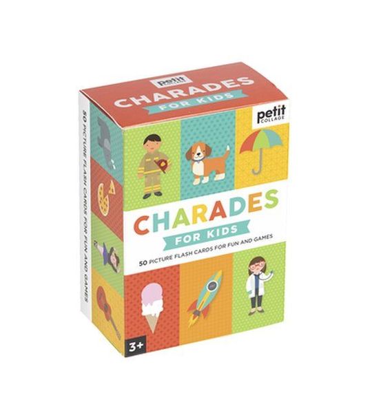 Petit Collage gezelschapsspel charades voor kinderen kaartspel.