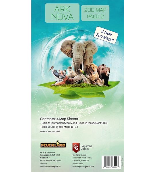 Ark Nova: Zoo Map Pack 2