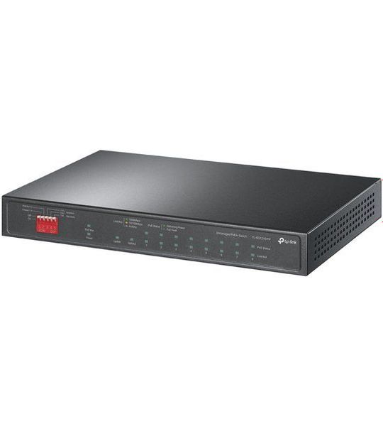TP-Link TL-SG1210PP Switch Zwart