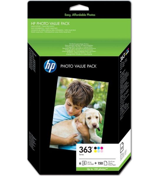 HP 363 6-pack Multipack zwart en kleur