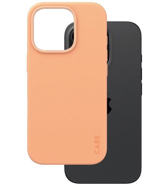 CARE Fashionable Case Met Magsafe Telefoonhoesje Voor Apple Iphone 2024 6.1'' Pro Perzik
