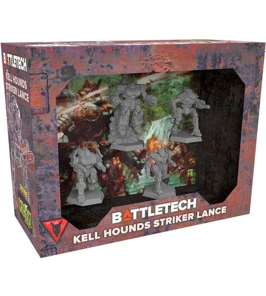 BattleTech: Kell Hounds Striker Lance - Miniatures - Catalyst Game Labs