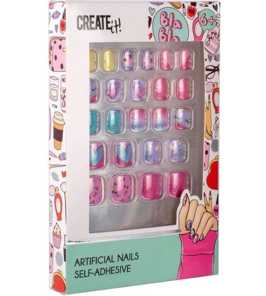 Create it! Kids Bla Bla Kunstnagels zelfklevend