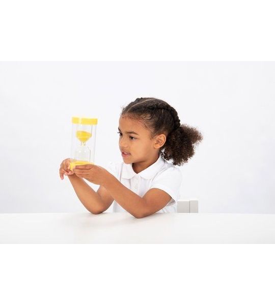 Tickit COLOURBRIGHT SAND TIMER 3 MIN YELLOW