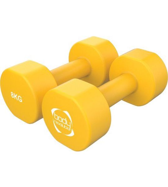 Dumbbells neopreen 2 x 8 kg antislip