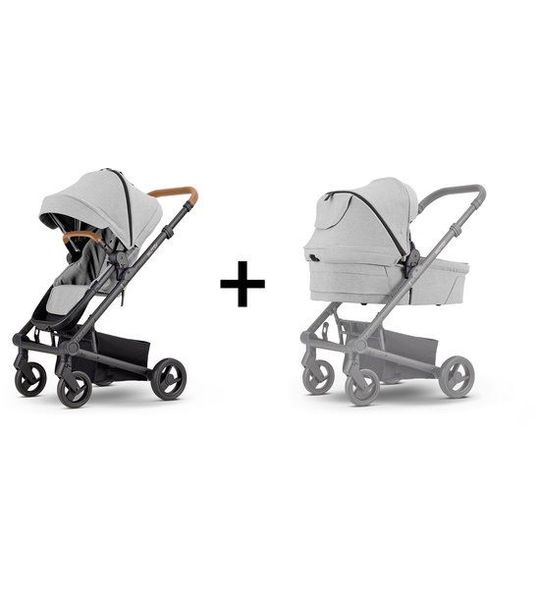 Kinderwagen Mutsy Nexo+ Complete Concrete/Cognac