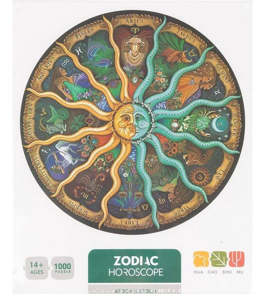 Puzzel | afbeelding Zodiac horoscoop | leeftijd 14+ jaar | 1000 stukjes