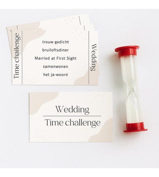 Time Challenge - Wedding - Bruiloft - Spel - 30 Seconds - Bachelorette spellen