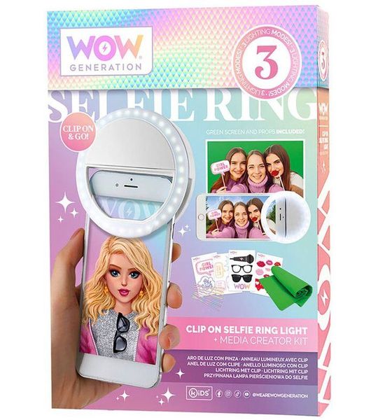 WOW Generation - Clip On Selfie Ring Licht Kit