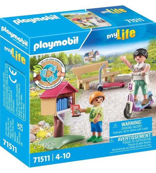 PLAYMOBIL My Life Boekenruil voor boekenwurmen - 71511