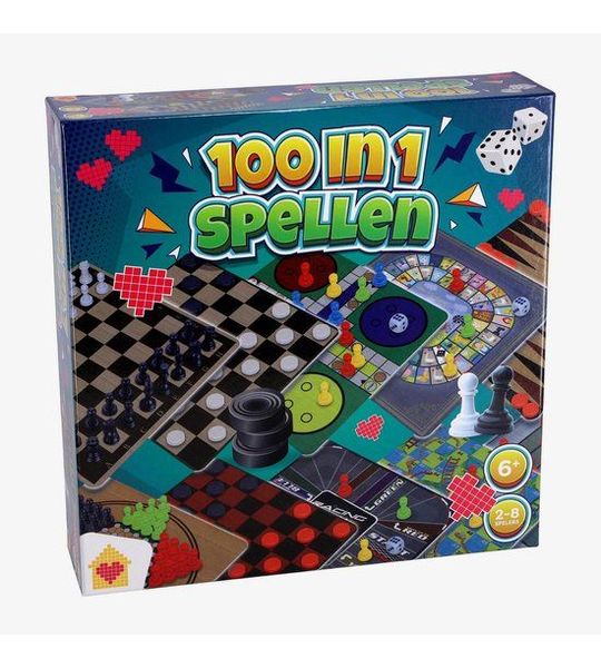 Spellendoos 100 in 1 - Spelletjes - Entertainment