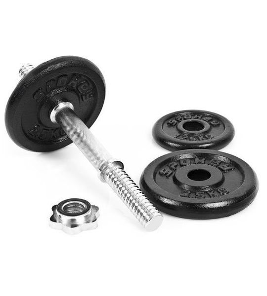 Spokey Egir Halterset - Chroom - 9,5 kg