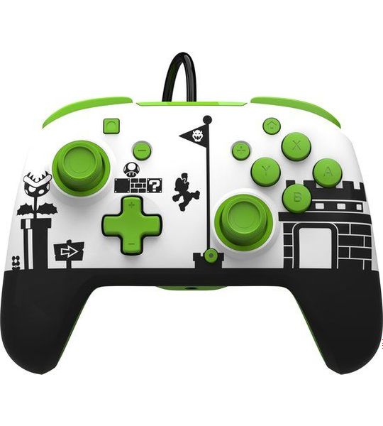 PDP Gaming Rematch Bedrade Controller - Super Mario Retro Nintendo Switch