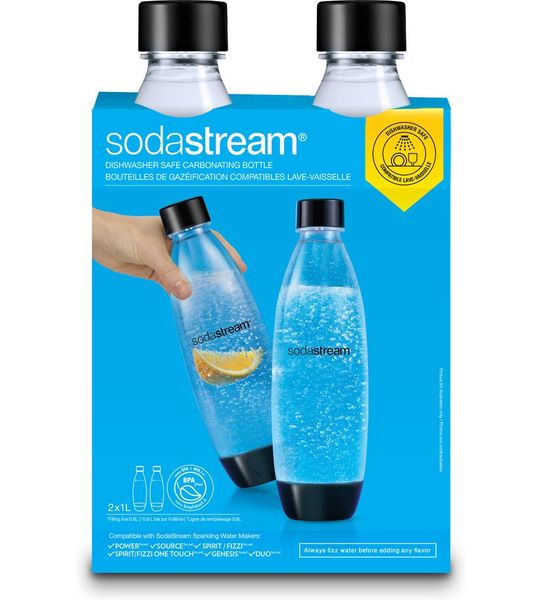 SodaStream Kunststof flessen 1 liter 2-pack