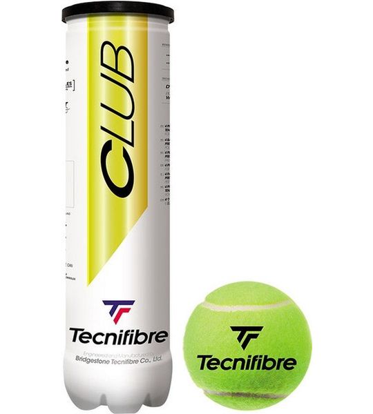 Tecnifibre Club 36x4st. (12 Dozijn) - Tennisballen - Multi