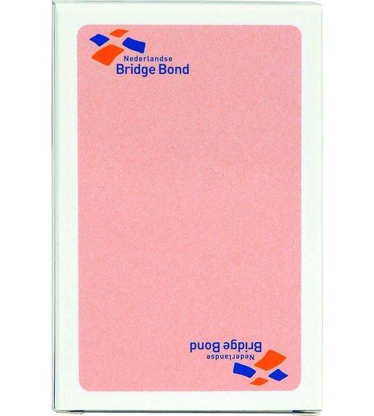 Speelkaarten Bridge Bond roze