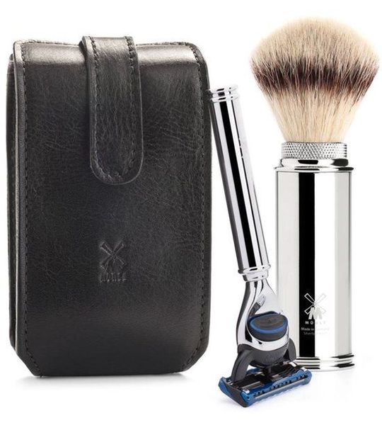 M�hle Fusion Lederen Reisset Zwart