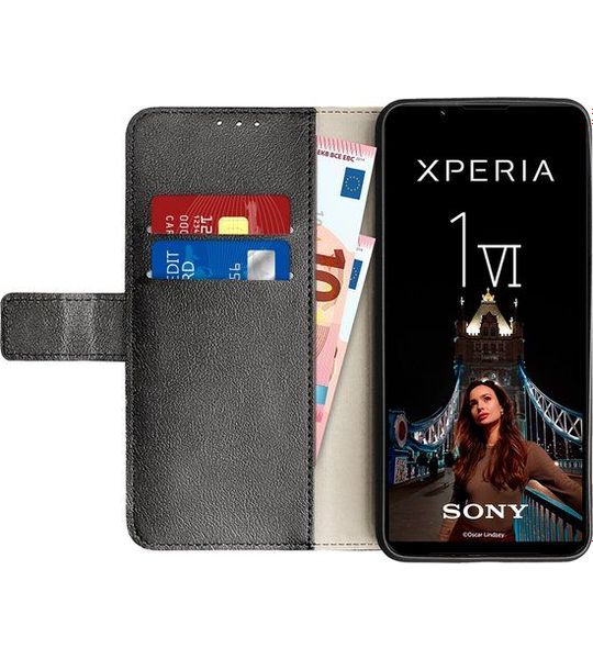 Just in Case Wallet Sony Xperia 1 VI Book Case Zwart
