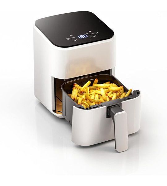 MIRA® Mini airfryer - Airfryer - Airfryer klein - Wit - ‎26cm x 21cm x 28cm