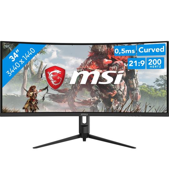 MSI Mag 342cqrf E20 - 34 Inch Uwqhd 3440 X 1440 Pixels Va (vertical Alignment)