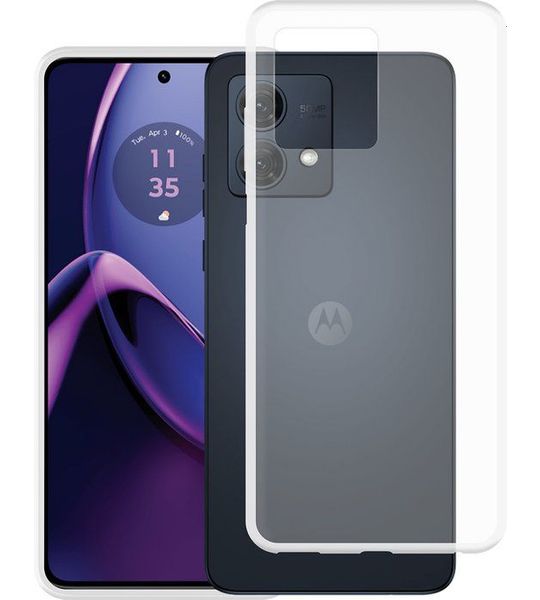Just in Case Soft Design Motorola Moto G84 5G Back Cover Transparant