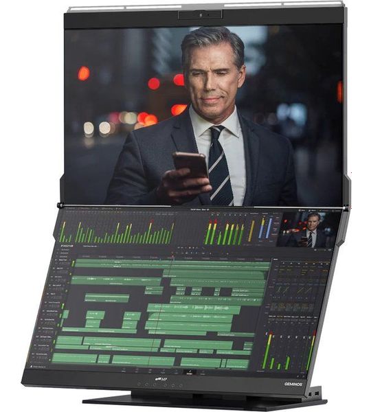 Mobile Pixels Geminos - Gestapelde Monitor 2x 24-inch 1920 X 1080 (full Hd)